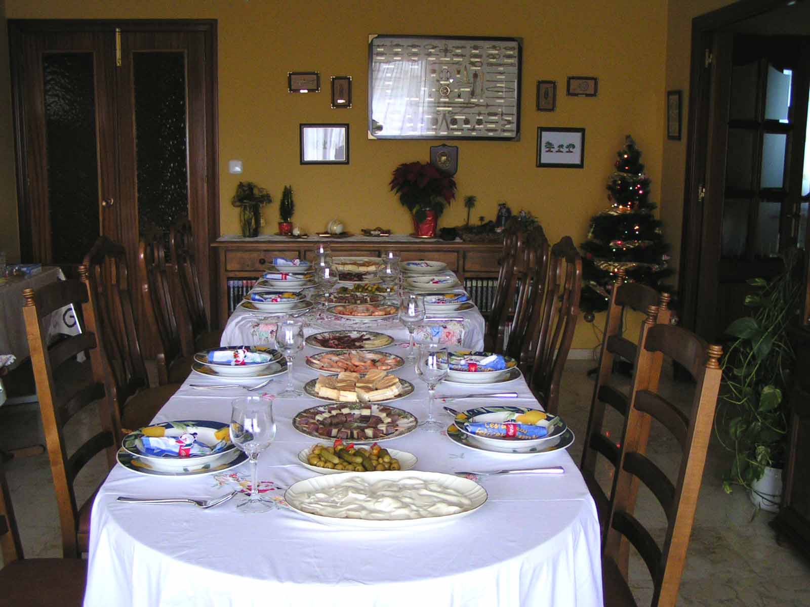 La mesa de navidad